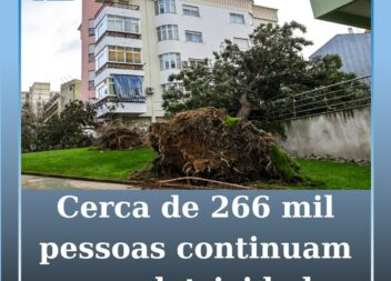 Cerca de 266 mil clientes da E-Redes sem energia