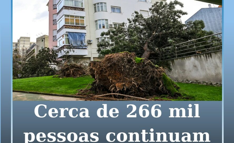 Cerca de 266 mil clientes da E-Redes sem energia