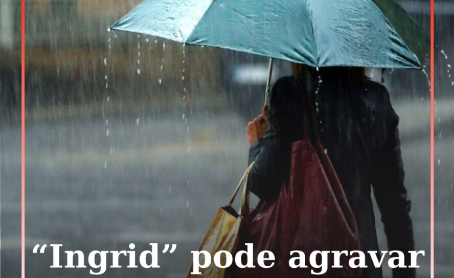 Depressão “Ingrid” pode agravar o estado do tempo