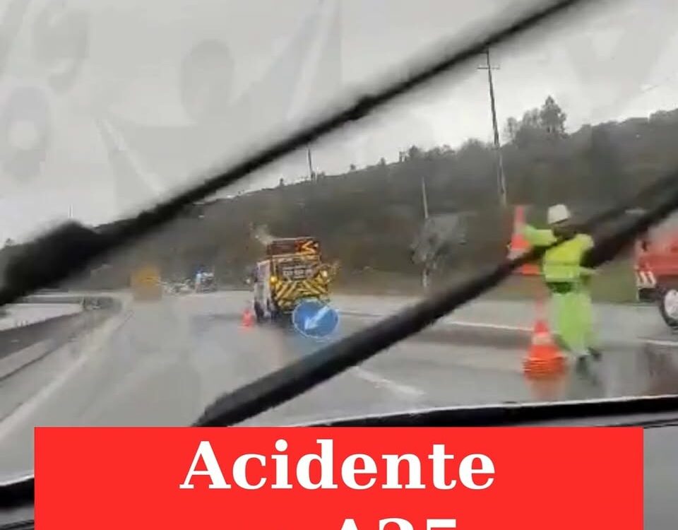 Despiste na A25 em Celorico da Beira provoca dois feridos