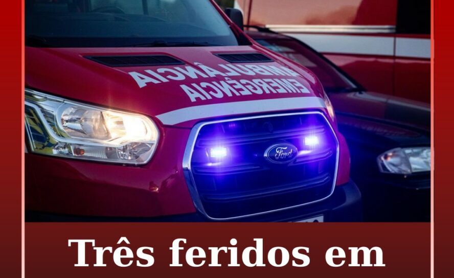 Despiste na Covilhã resulta em três feridos
