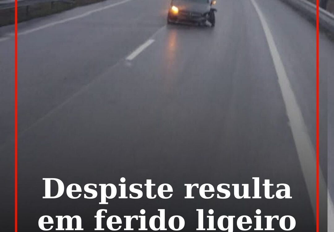 Despiste provoca ferido ligeiro