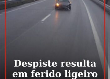 Despiste provoca ferido ligeiro