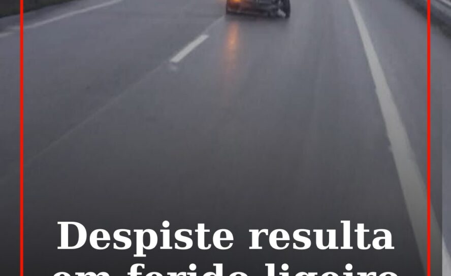 Despiste provoca ferido ligeiro