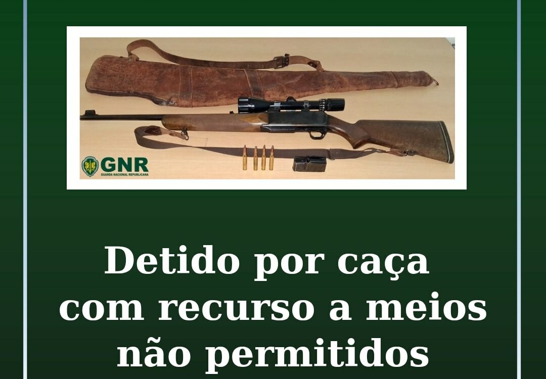 Detido por caça com recurso a meios não permitidos
