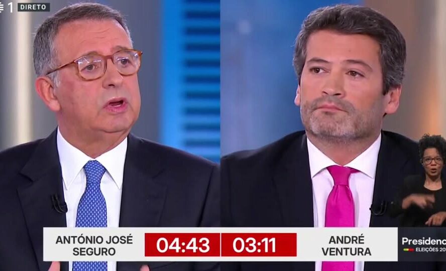 EM DIRETO: DEBATE ENTRE ANTÓNIO JOSÉ SEGURO E ANDRÉ VENTURA