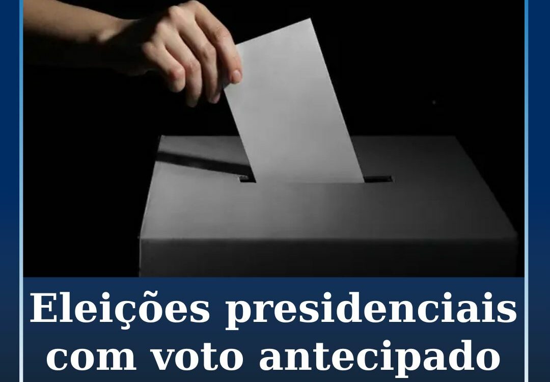 Eleições presidenciais com voto antecipado disponível