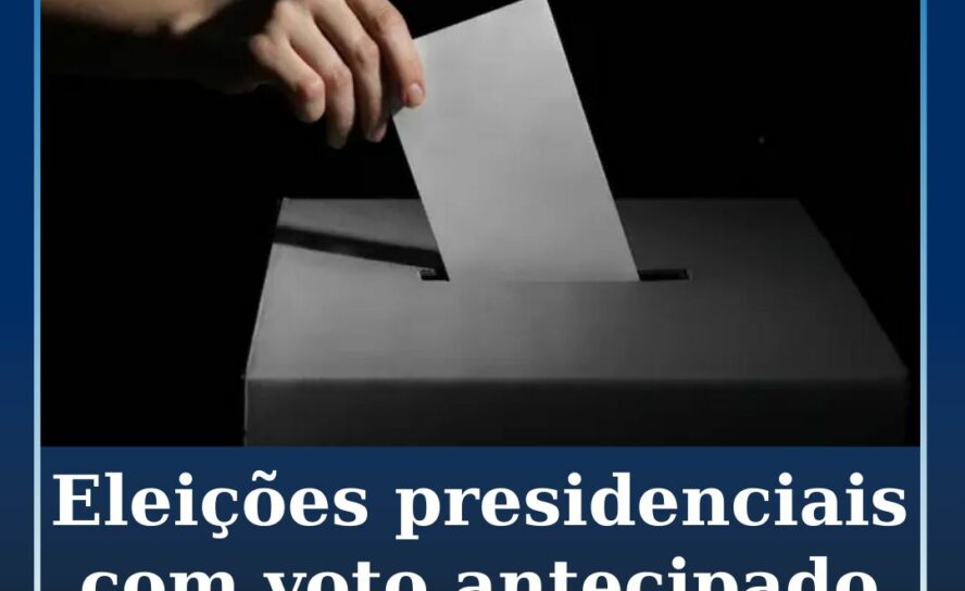 Eleições presidenciais com voto antecipado disponível