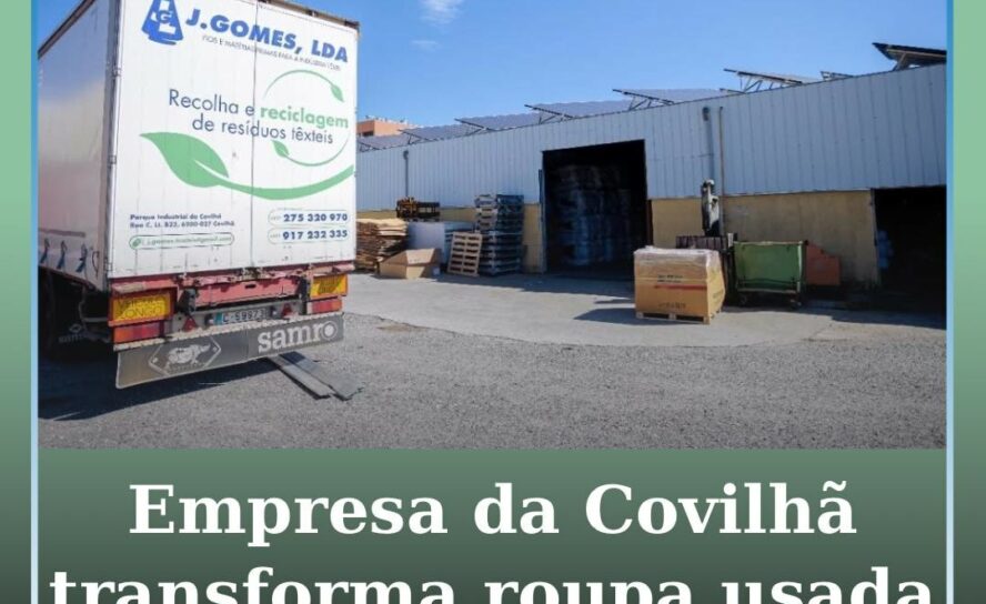 Empresa da Covilhã recicla roupa usada para produzir cobertores solidários