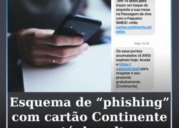 Esquema de "phishing" com Cartão Continente volta a circular por SMS
