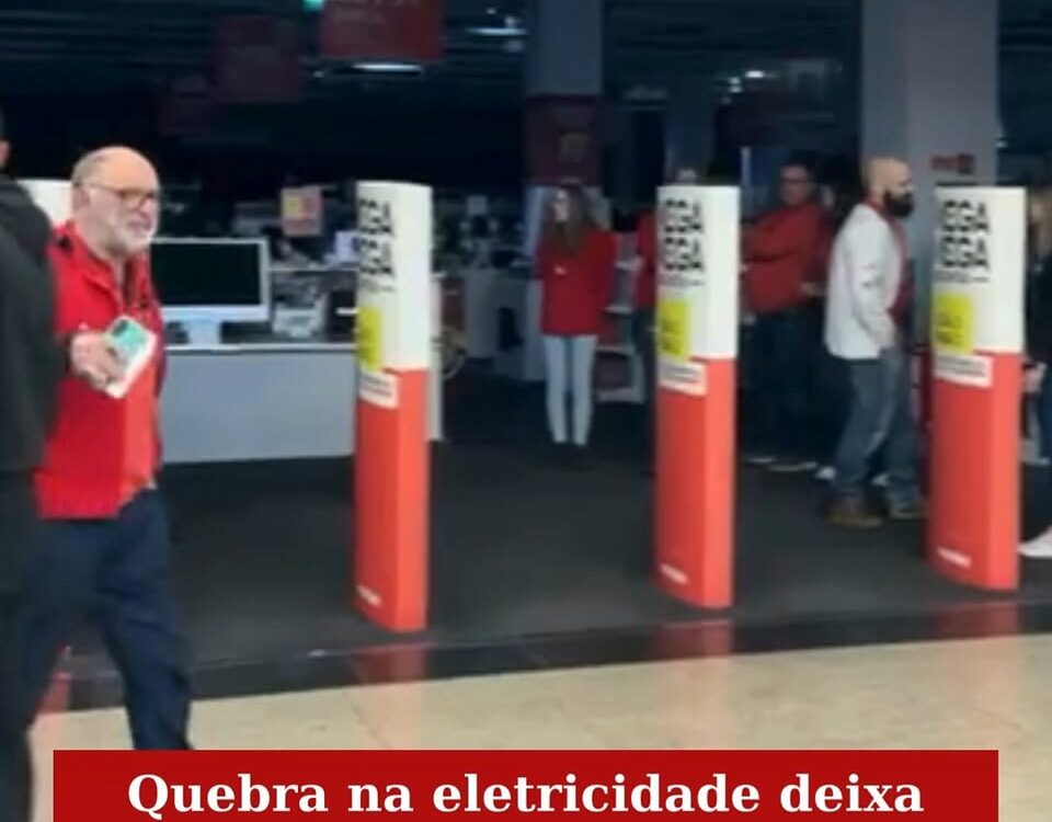 Falha na eletricidade deixa Serra Shopping às escuras na Covilhã