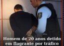 GNR detém jovem de 20 anos em flagrante por tráfico de droga