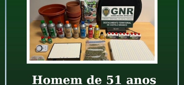 Homem de 51 anos constituído arguido por tráfico de estupefacientes
