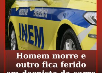 Homem morre e outro fica ferido em despiste de carro no concelho de Ponte de Sor