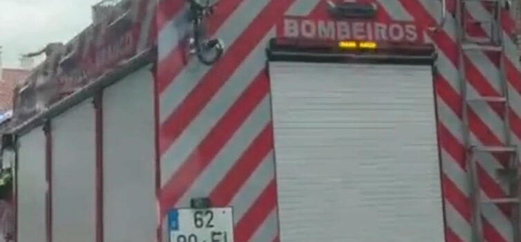 Incêndio habitacional em Castelo Branco
