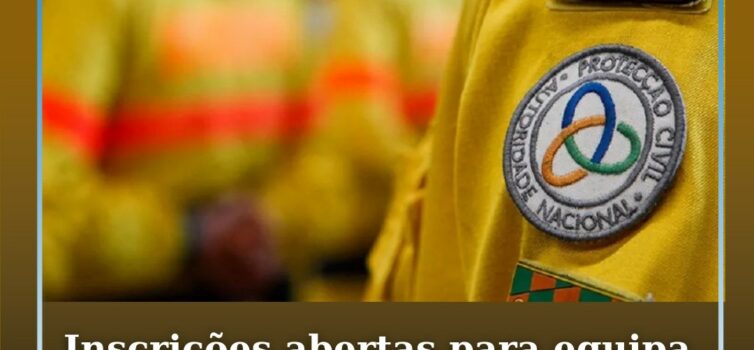 Inscrições abertas para a equipa de intervenção da Unidade Local da Proteção Civ