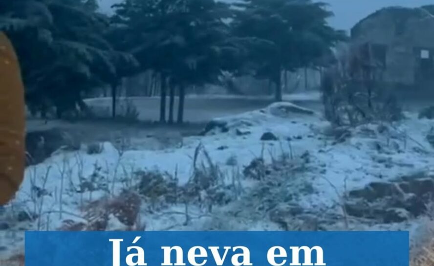 Já neva em Louriçal do Campo