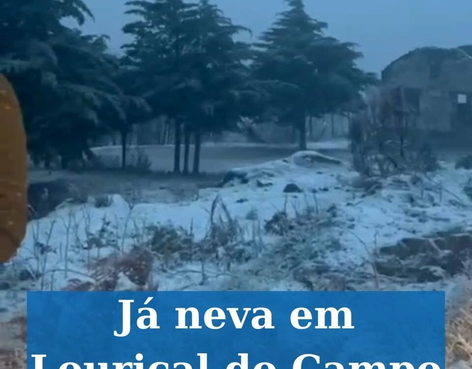 Já neva em Louriçal do Campo