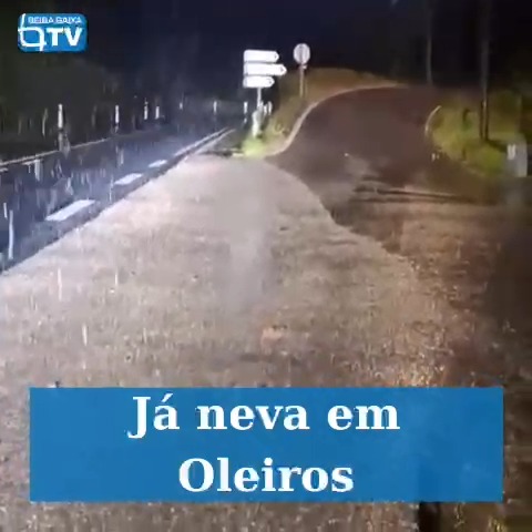 Já neva em Oleiros