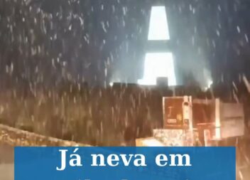 Já neva em Vila de Rei