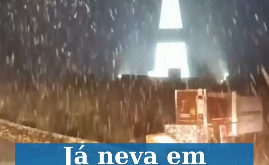 Já neva em Vila de Rei