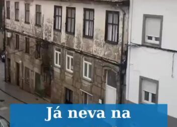 Já neva na Covilhã