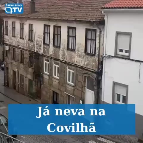 Já neva na Covilhã