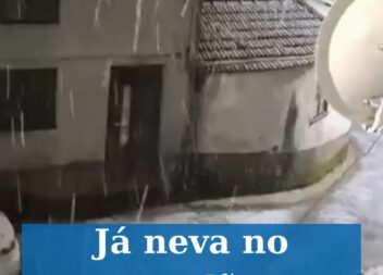 Já neva no Fundão