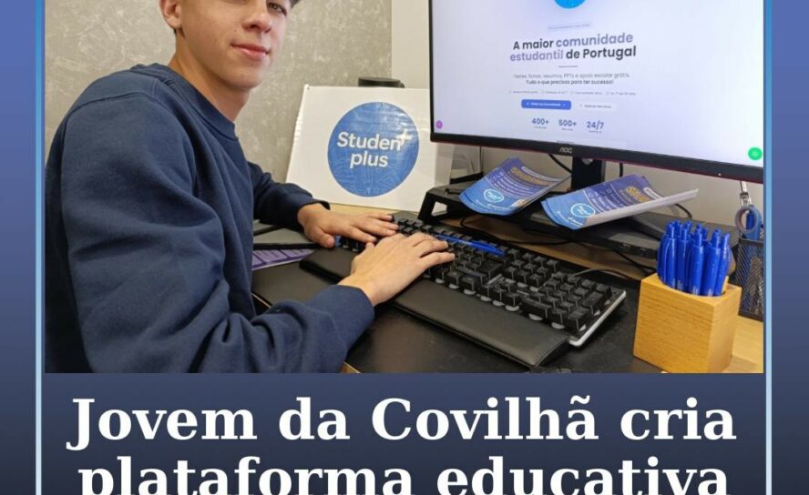 Jovem da Covilhã cria plataforma educativa para apoiar estudantes