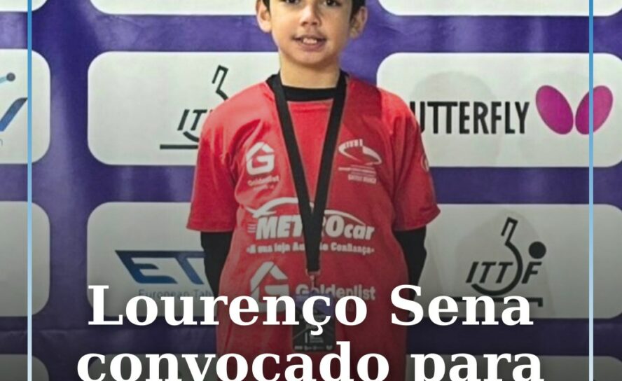Lourenço Sena convocado para estágio nacional de Sub-11