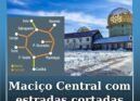 Maciço Central com estradas cortadas devido ao agravamento do tempo