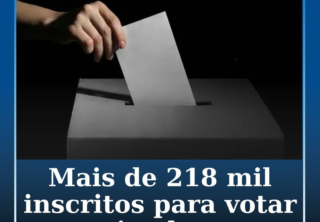Mais de 218 mil eleitores inscritos para votar antecipadamente nas presidenciais