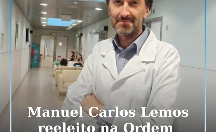 Manuel Carlos Lemos reeleito na Ordem dos Médicos
