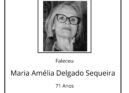 Maria Amélia Ribeiro Delgado Sequeira de 71 anos, casada com João Manuel Farinha