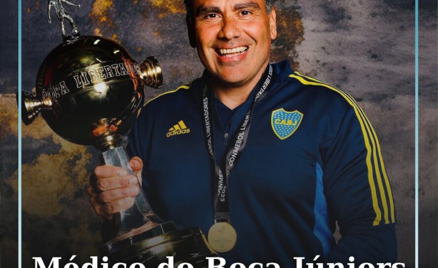 Médico do Boca Juniors em palestra exclusiva na Mutualista da Covilhã a 31 de ja