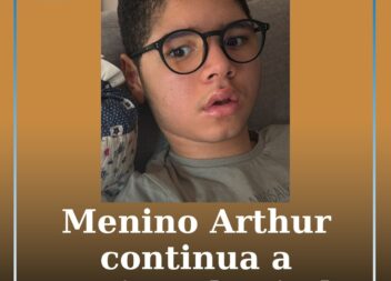 Menino Arthur continua a precisar de ajuda