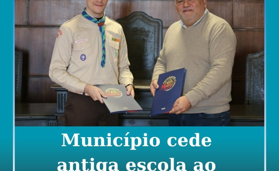 Município cede antiga escola ao Grupo de Escoteiros