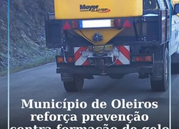 Município de Oleiros reforça prevenção contra formação de gelo nas estradas