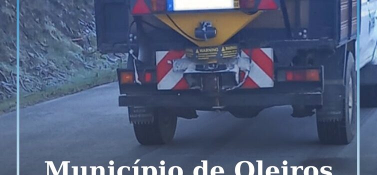 Município de Oleiros reforça prevenção contra formação de gelo nas estradas