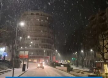 Noite de neve na Guarda