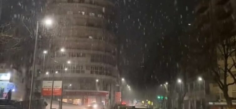 Noite de neve na Guarda