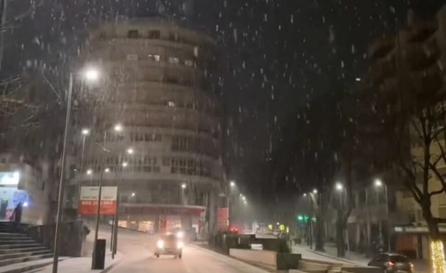 Noite de neve na Guarda