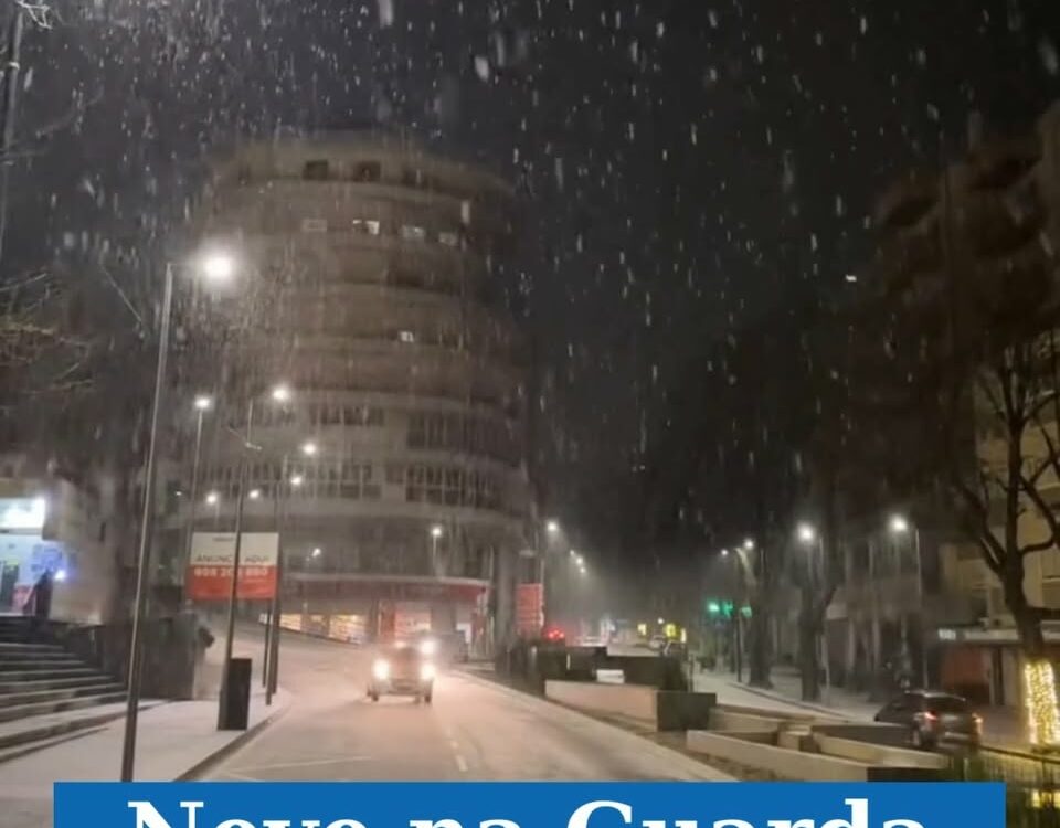 Noite de neve na Guarda