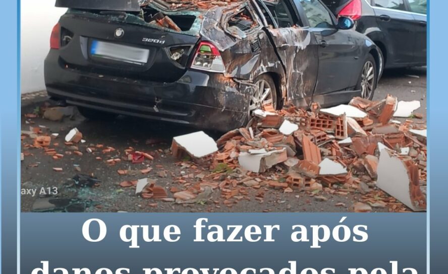 O que fazer após danos provocados pela tempestade Kristin