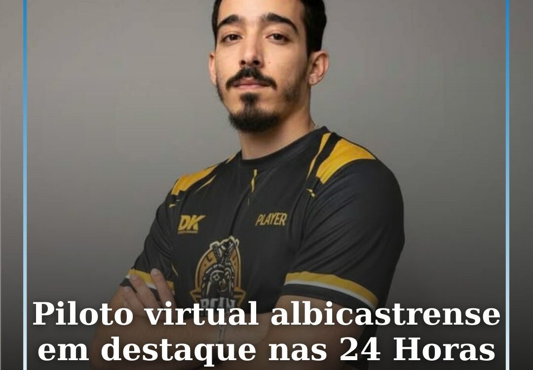 Piloto virtual albicastrense conquista pole position nas 24 Horas de Daytona no