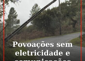 Povoações sem eletricidade e comunicações