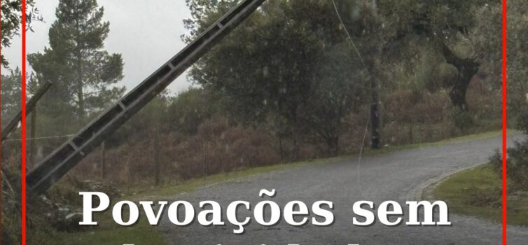 Povoações sem eletricidade e comunicações