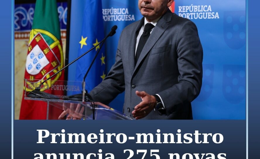 Primeiro-ministro anuncia 275 novas ambulâncias para o INEM
