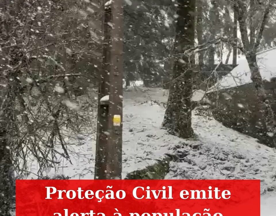 Proteção Civil emite alerta à população