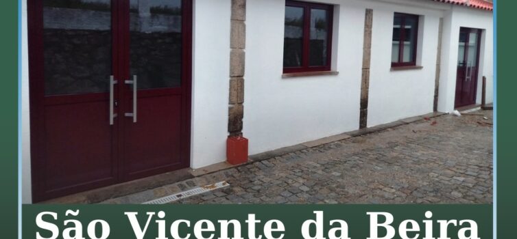 São Vicente da Beira com antiga escola primária reabilitada